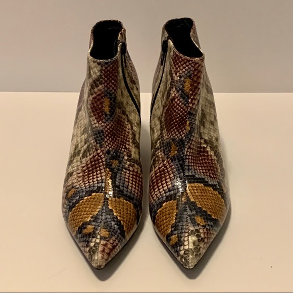 Jeffrey Campbell Kiani Snakeskin Print Booties - Picture 2 of 5
